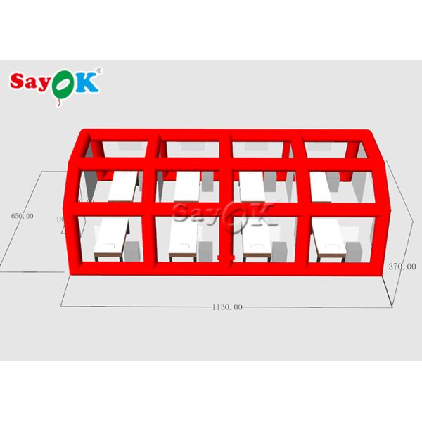 Inflatable Pole Tent Customized Size Inflatable Field Hospital Oxygen Tent To Set Patients Fast Built