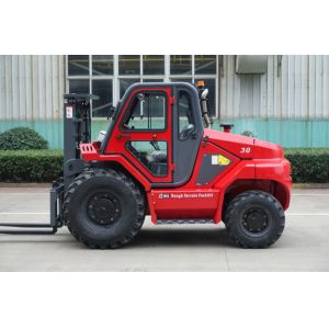 Automatic Transmission 4 Wheel 3 Ton Rough Terrain Forklift