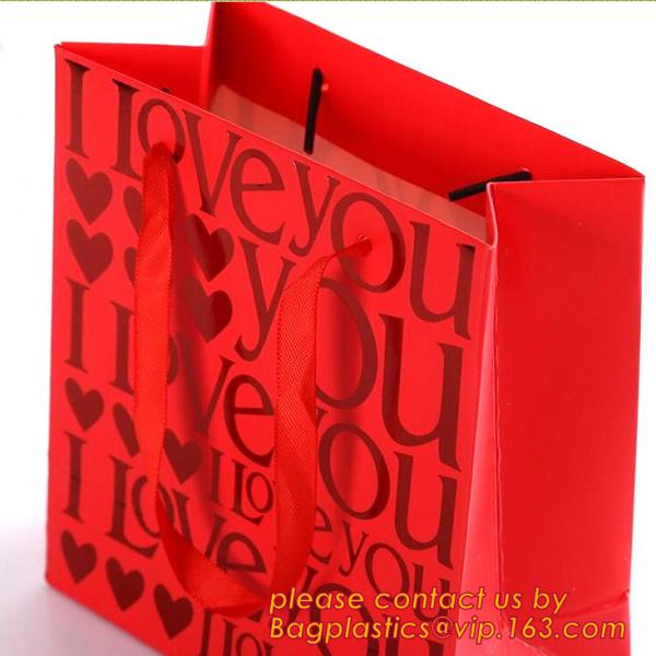 luxury China red gloss lamination wine carrier cardboard box,Retail Gift Shopping Paper Carrier Bag With Handle bagease