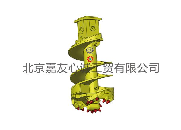 APFDX Double Cut Conical Soil Auger with Rotating Bottom Gate