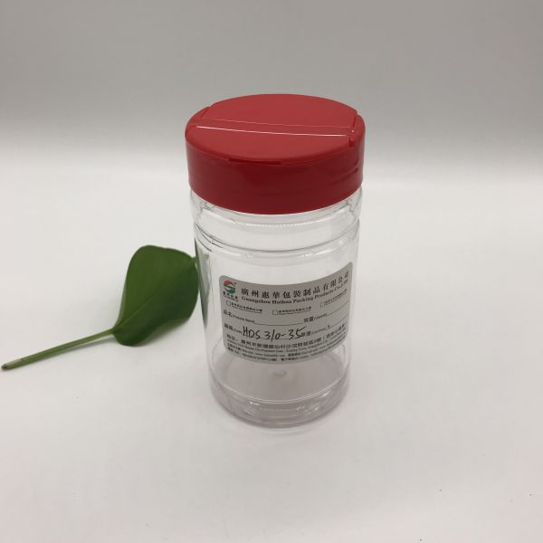 310ml Clear Plastic Cylinder , Pet Salt Shaker Spice Jar With Double Open Flip Cap