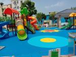 Custom EPDM Rubber Running Track All Weather / Lower Cost Easy Installation