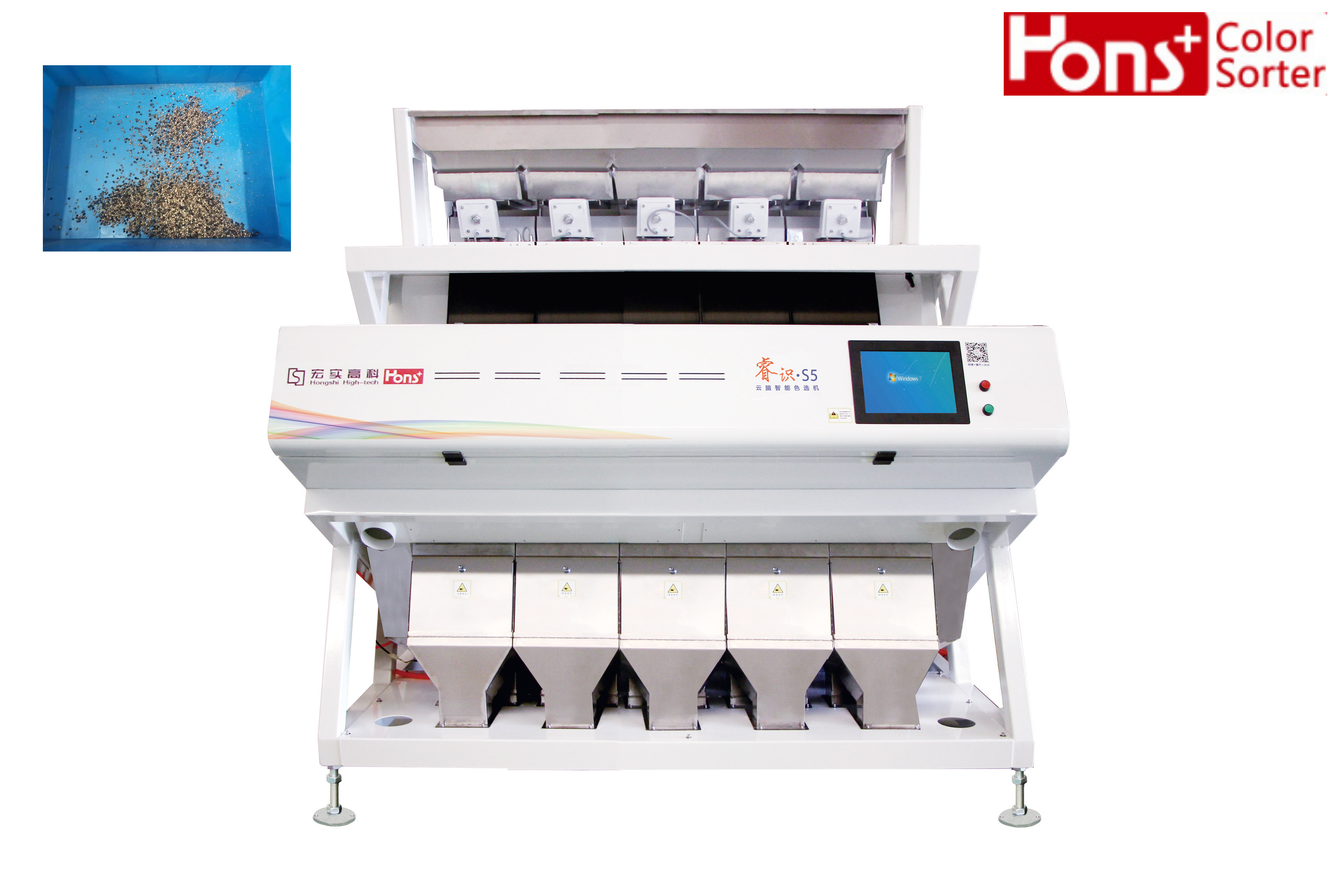 China CCD Intelligent Buckwheat Grain Color Sorter Processing Machine High Sensitivity on sale