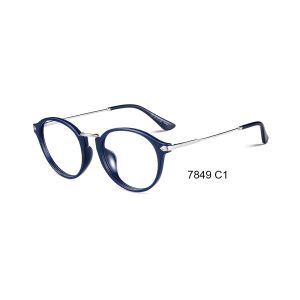 Big Round Eye Frames Flexible Eyeglass Frames , Modern Unisex Eyewear
