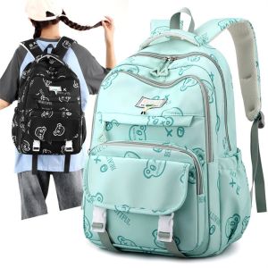 China Student Schoolbag All Over Print Middle School Student Backpack Large Capacity Outdoor Leisure Backpacks wholesale