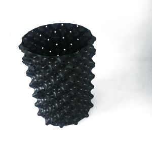 China Black flower Plastic air pruning supplier vendor Tree prune plant Root fast growth container plastic plant pots wholesale