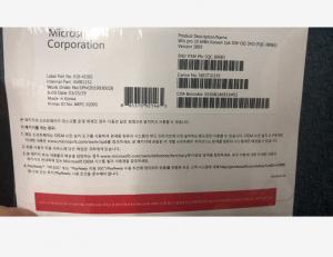 China 32/64 Bit Windows 10 Pro OEM Pack With DVD Download Korean Language on sale