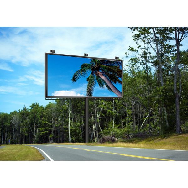 P10 Mobile Digital Billboard Outdoor Building Exterior Double Sided