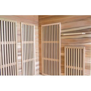 Computer Steaming Room Double Lightwave Sauna Box Full Body Detox Sweat Control