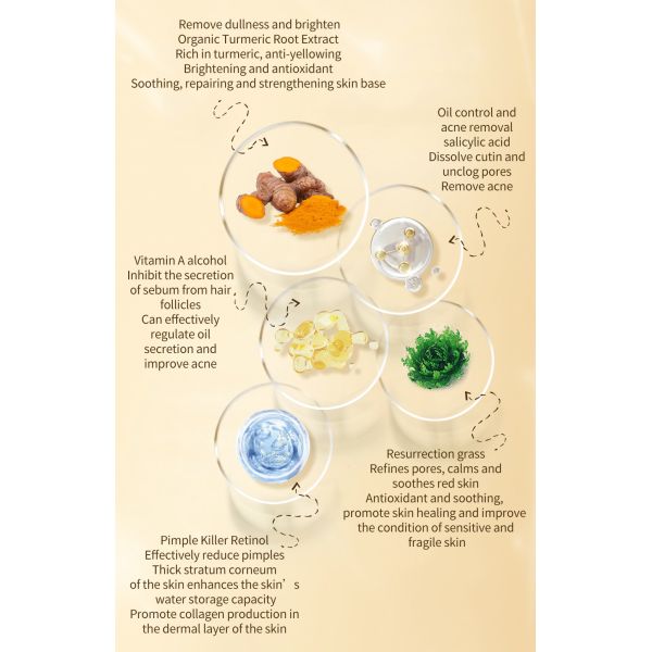 Cosmeceutical Facial Skincare Set Products Oil Control Essence Vitamin Rich Plant