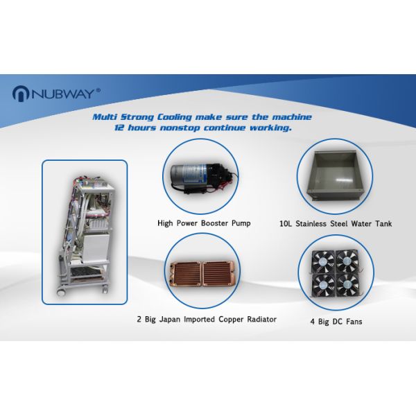 Vertical 808nm Diode Laser Hair Removal Machine , Semiconductor Cooling Under 0℃