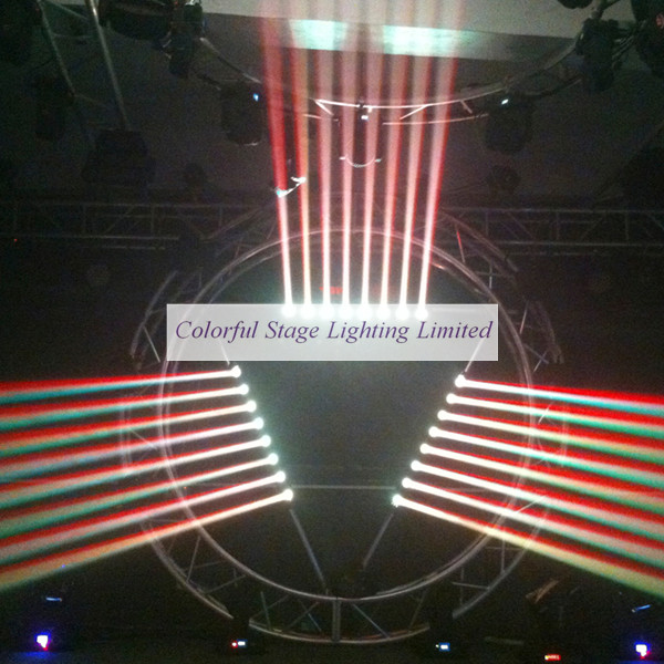 8x10W RGBW 4 in 1 LED Moving Beam Wall Washer