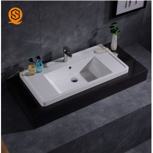 China Linear Design Solid Surface Wash Basin Under Counter Wash Basin wholesale