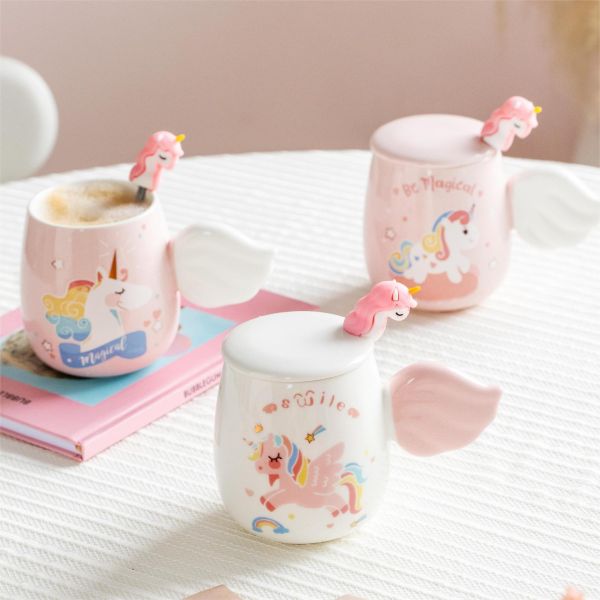 Ceramic Unicorn Mug with USB Heating Base 300ml