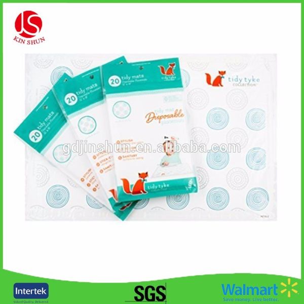 Tidy Tyke Collection Extra Sticky Baby Disposable Placemats