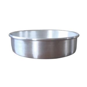 China 9*3 inch aluminum round fixed base cake plate Cake Tools cheese pan cake pan wholesale