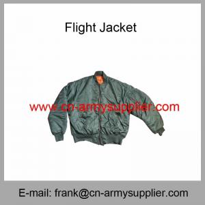 China Wholesale Cheap China Army Green Nylon Polyester Waterproof Flight Jacket wholesale