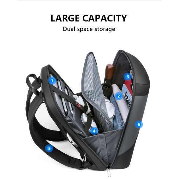 Customization Travel Men'S Waterproof Business Backpack 20-35 Litre