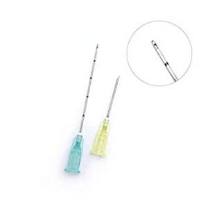 China Best 25g 70mm disposable blunt tip micro cannula for injectable buttock injection hyaluronic acid canula blunt wholesale