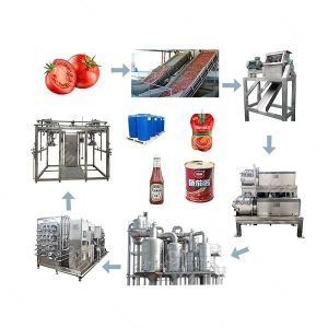 China Automatic Tomato Processing Line Processing Capacity 5 Tons Per Hour Pasteurization Aseptic Cold Filling wholesale