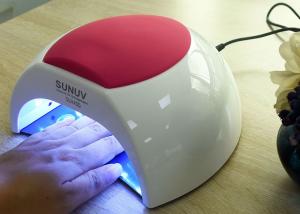 China Unique Low Heat Led Gel Nail Lamp , Electric Infrared Gel Nail Machine 365 + 405nm on sale