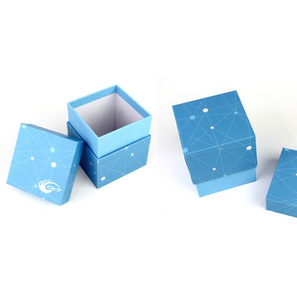 Custom Recyclable Cardboard Gift Box With Lid , Deep Square Cardboard Box With Lid 10x10 Inch