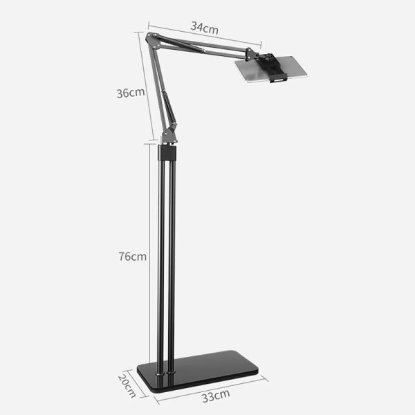 Lazy Sofa 10.6inch Cell Phone Stand For Bed , Tripod Stand For Mobile And Camera