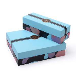 China Cardboard Candy Gift Printed Paper Box With Lid Base Blister Display Custom Logo on sale