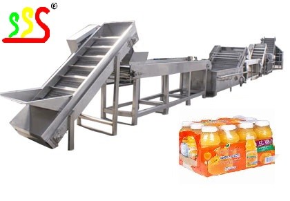Quality 2t/H Mango Juice Processing Machine 300 - 500ml Bottle Packing for sale