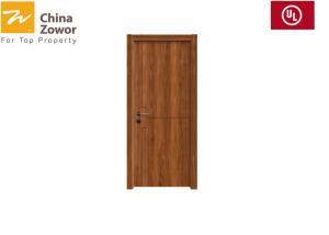 China Double Leaf Right Active Half Hour Fire Door For Interior Room/ Red Color/ Melamine Finish wholesale