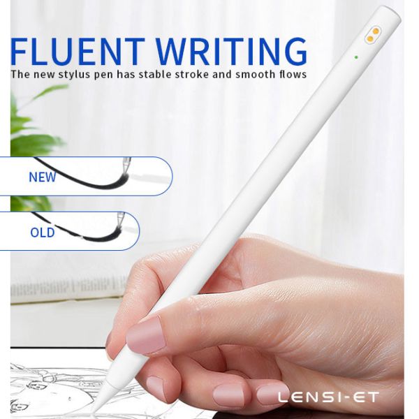 Single Magnetic Stylus Pen For IPad Triangle Long Battery Life
