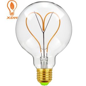 China G95 Globe LED Filament Bulb Edison Amber Light Bulbs 230V wholesale