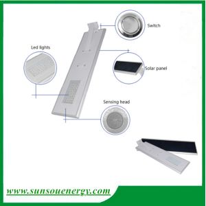 China 20w solar light, street lamp, integrated solar street light with sensor, all in one solar street light for cheap sale on sale