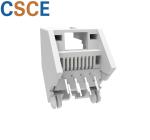 Ethernet 8 Pin RJ45 Connector , Unshielded Mini RJ45 Connector With Post