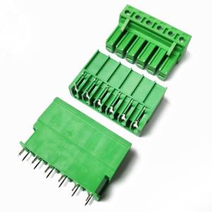 China 7.62mm Spacing 30Amp Pluggable Plug-in Screw Terminal Blocks Plug + Header wholesale