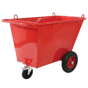 China 400L Garbage Collection Trolley Crane Boat Skip 7000LBS Capacity wholesale