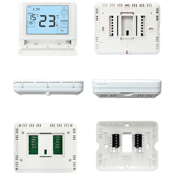 Weekly Programmable HVAC Thermostat Touch Button / Digital Room Thermostat