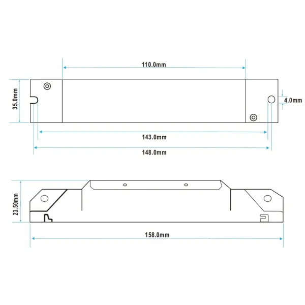 4W 6W 8W Li-FEP04 Battery LED Emergency Driver Panic Emergency Powerpack Backup Ballast Emergency Light Kit Panic Light Ballast