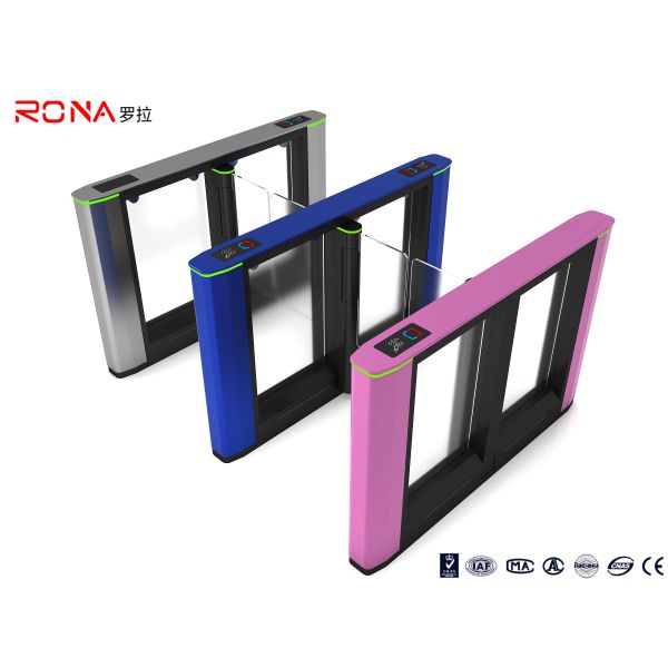 304 Stainless Steel Speed Gate Turnstile Access Control Multi Color Plating