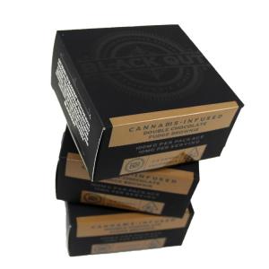 China Luxury Chocolates Folding Carton Box With Velvet Surface Spot UV Coating wholesale