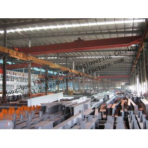 China Prefabricated Industrial Steel Buildings , Single Span Steel Structural Buildings For Warehouse on sale