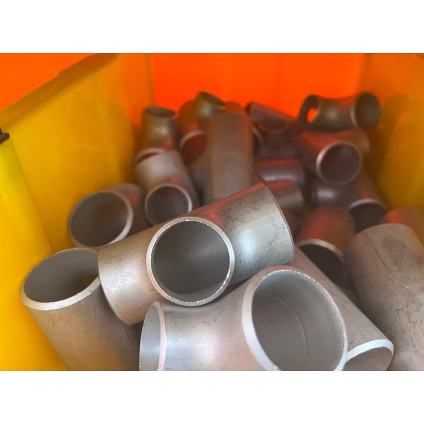 Round Square Rectangle SS Welded Tube Stainless Steel Equal Tee BW Pipe Fittings