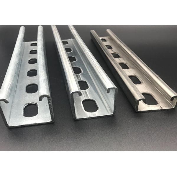 Building Material Slotted Solid Cold Formed Unistrut Channel