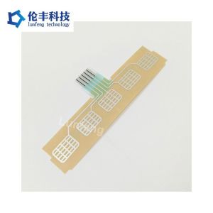 China Customized Flat Membrane Switch with 3M9080 Adhesive and Silkscreen Printing wholesale