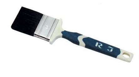 Mixed Natural Bristle Stain Brush 50mm with Two Components Handle