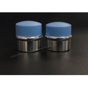 China Blue And Silvery Electrified Aluminum Perfume Cap 20.8mm Caliber on sale