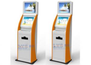 China Keyboard Dual Screen Kiosk With LCD Touch Screen Computer Internet Kiosk wholesale
