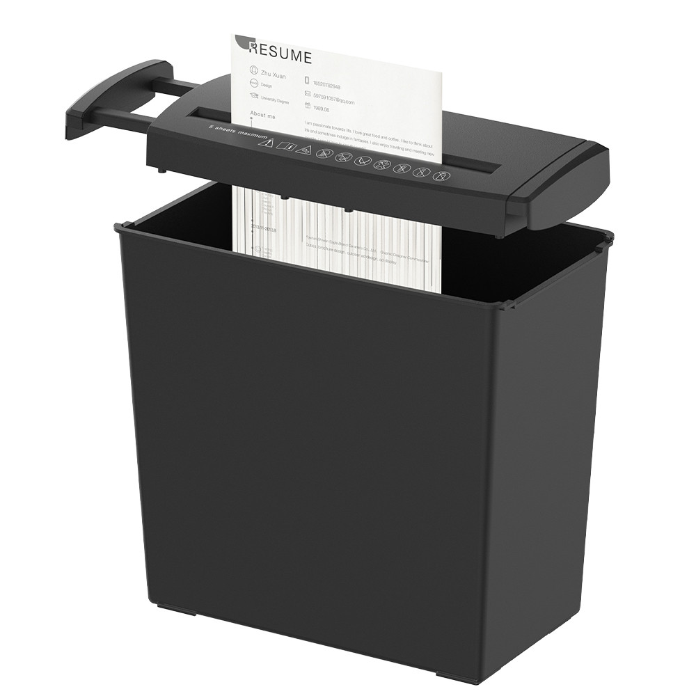 China cheap price strip cut mini small home and office use paper shredder shred 5 sheets paper S606B wholesale