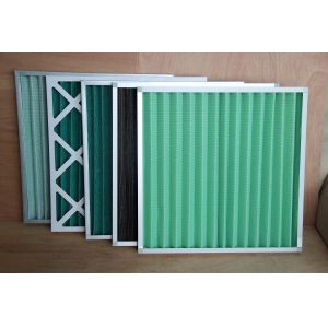 China G1 Coarse Pre Air Filter Pleated Panel 5 Micron G4 For Air Conditioning System wholesale