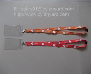 China Lanyard Neckstrap with Name Tag ID Card pouch on sale